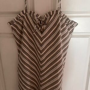 Striped women’s romper